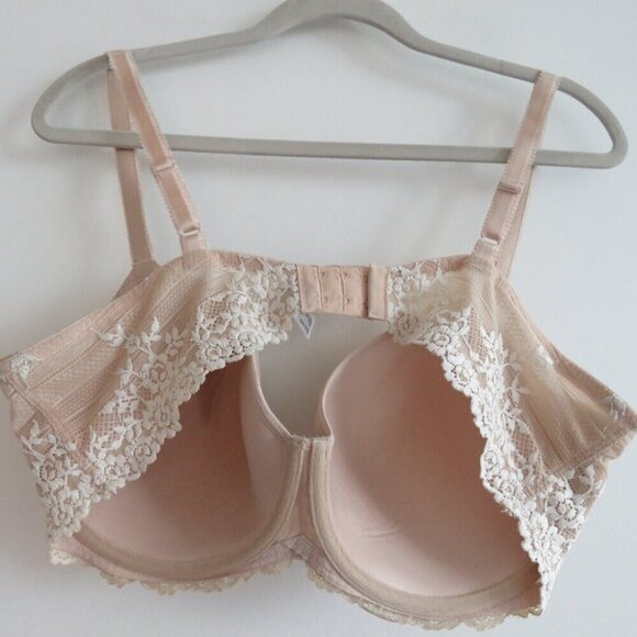 WACOAL Embrace Lace T Shirt Bra in Sand Ivory - Size 40DD - Picture 10 of 14